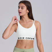 Noir Cœur White Strong Back Top