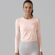 Noir Cœur Pink Long Sleeve Top