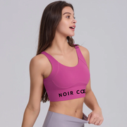 Noir Cœur Pink Gym Top