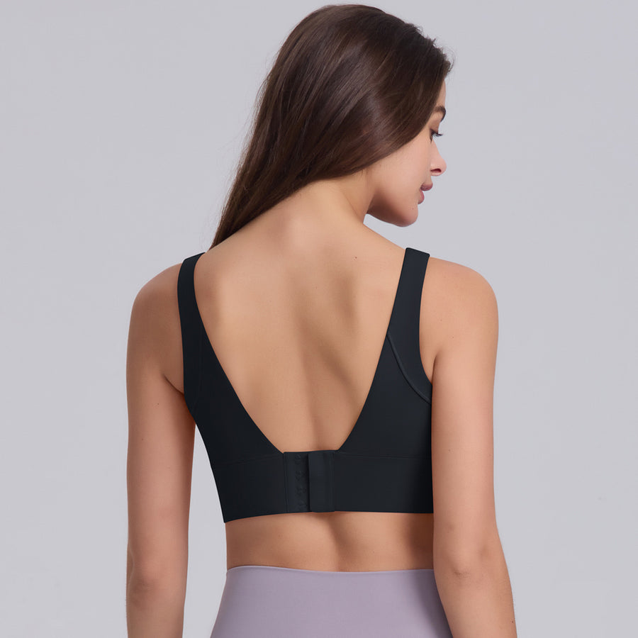 Noir Cœur Black Gym Top