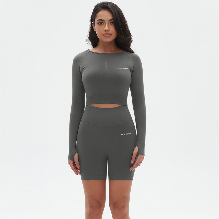 Noir Cœur Grey Co-ord Set