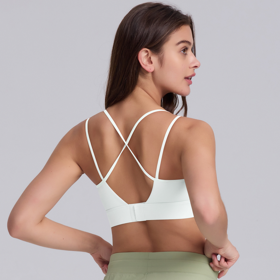 Noir Cœur White Strong Back Top