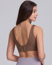 Noir Cœur Brown Gym Top