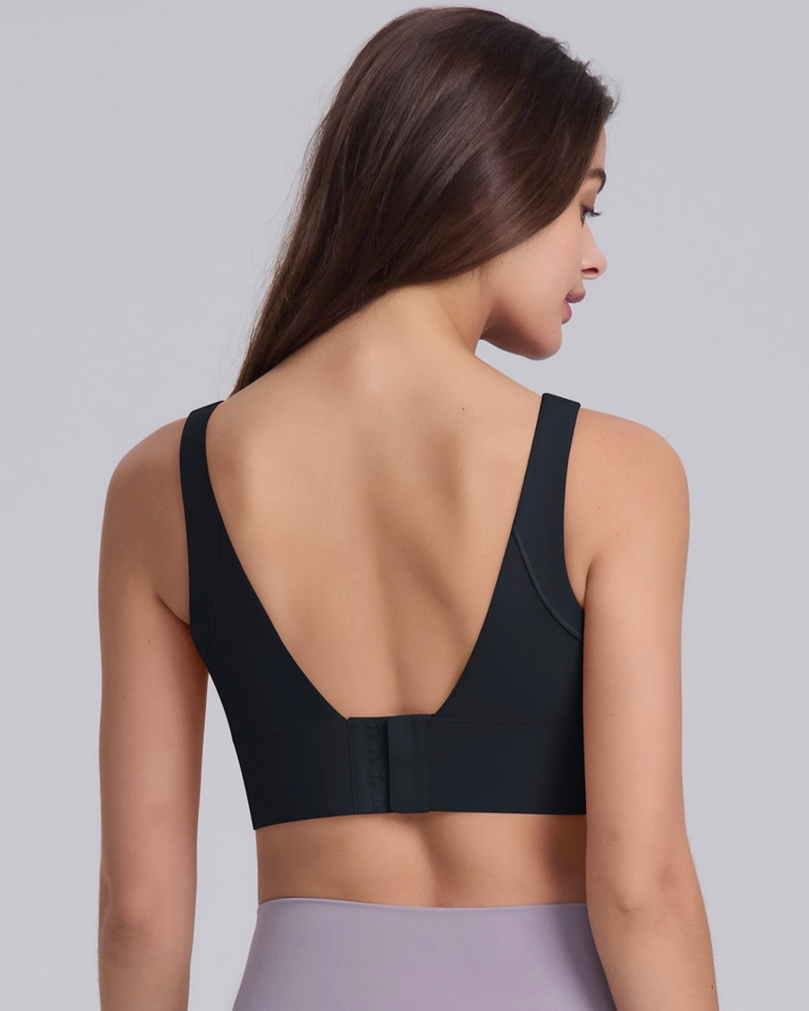 Noir Cœur Black Gym Top