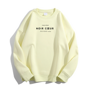 Noir Cœur Oversized Yellow Sweater