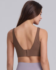 Noir Cœur Brown Gym Top